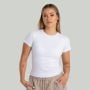 Women‘s Ribbed Tee White - STRIX L
