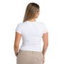 Women‘s Ribbed Tee White - STRIX L