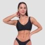 Women‘s Sports Bikini Top Black - GymBeam XL