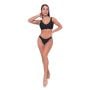 Women‘s Sports Bikini Top Black - GymBeam XL