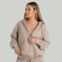 Women‘s Zip Hoodie Taupe - STRIX XS