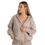 Women‘s Zip Hoodie Taupe - STRIX XS
