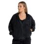 Women‘s Zip Washed Hoodie Black - STRIX L