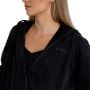 Women‘s Zip Washed Hoodie Black - STRIX L