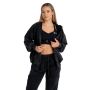Women‘s Zip Washed Hoodie Black - STRIX L