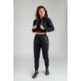 Women‘s Essential Cropped Hoodie Black - STRIX M