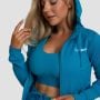 Women‘s Limitless Zip Up Hoodie Aquamarine - GymBeam XXL