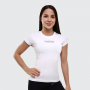 Women‘s FIT T-Shirt White - GymBeam L