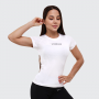 Women‘s FIT T-Shirt White - GymBeam L