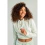 Women‘s Essential Cropped Hoodie Moon Grey - STRIX S