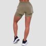 Women‘s Pulse 2in1 Running Shorts Vetiver - GymBeam M