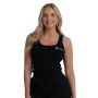 Women‘s Ribbed Tank Top Black - STRIX L