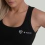 Women‘s Ribbed Tank Top Black - STRIX L