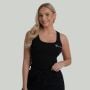 Women‘s Ribbed Tank Top Black - STRIX L
