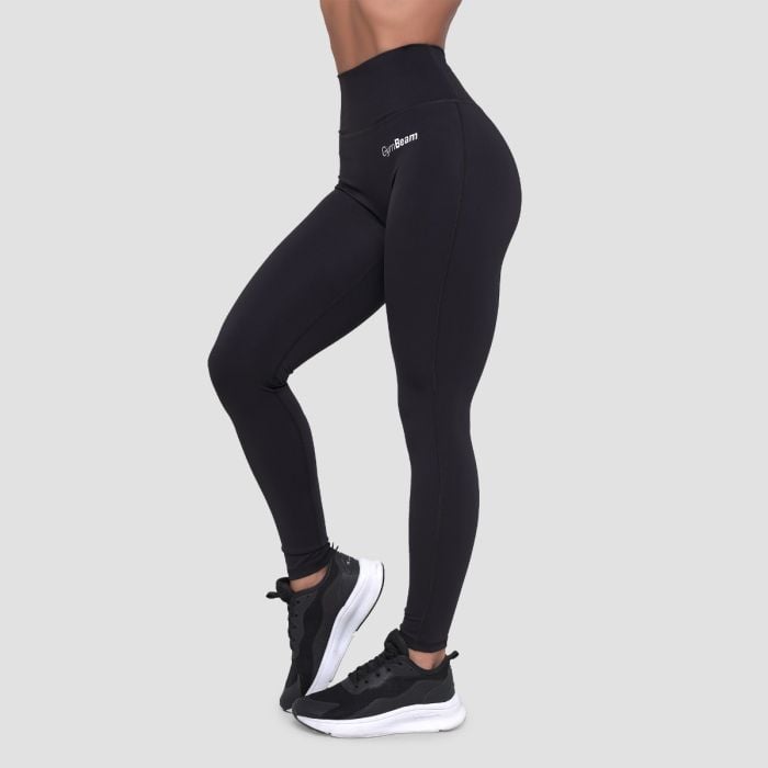 Women‘s Essence Leggings Black - GymBeam XL