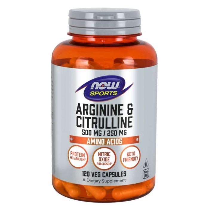 Arginine & Citrulline 500 mg / 250 mg - NOW Foods