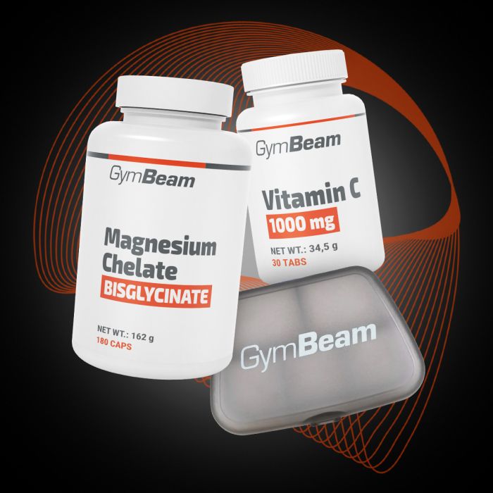 Magnesium Chelate (Bisglycinate) - GymBeam + gifts 180 caps