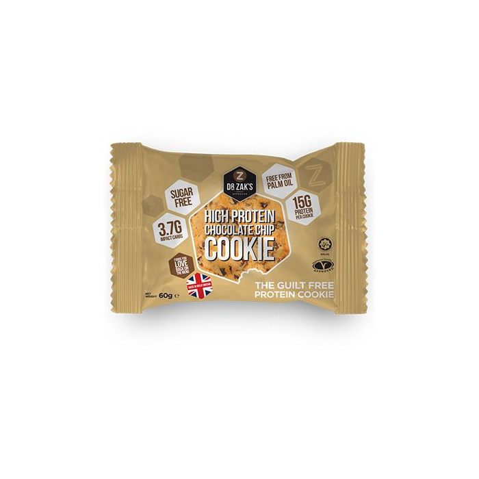 High Protein Cookie 60 g Dr Zaks - chocolate chip
