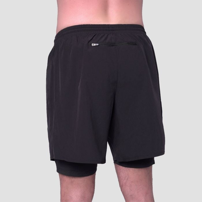 2in1 Shorts Essence Black - GymBeam XL