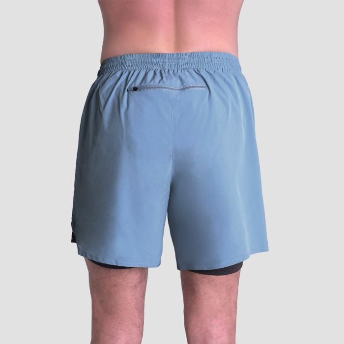 2in1 Shorts Essence Blue - GymBeam XXL