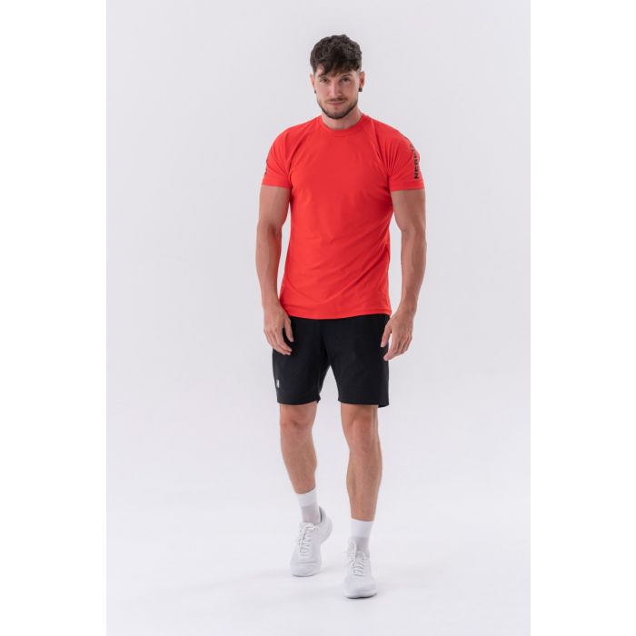 Men‘s T-shirt Sporty Fit Essentials Red - NEBBIA