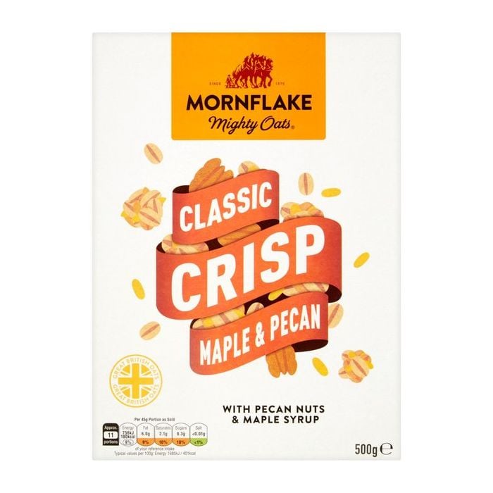 Oat flakes Classic Crisp Maple & Pecan - Mornflake