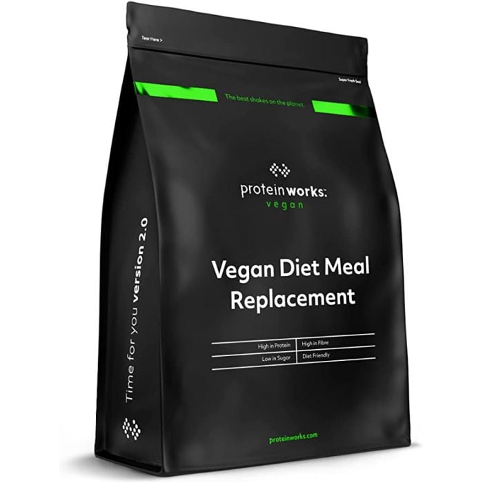 Vegan Diet Meal Replacement - The Protein Works 500 g - strawberry cream