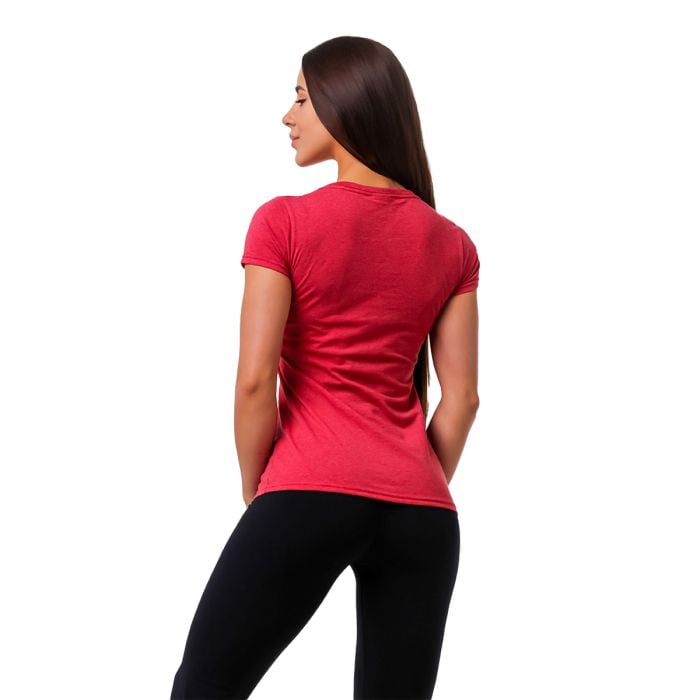 Women’s Basic T-Shirt Vintage Red - GymBeam M
