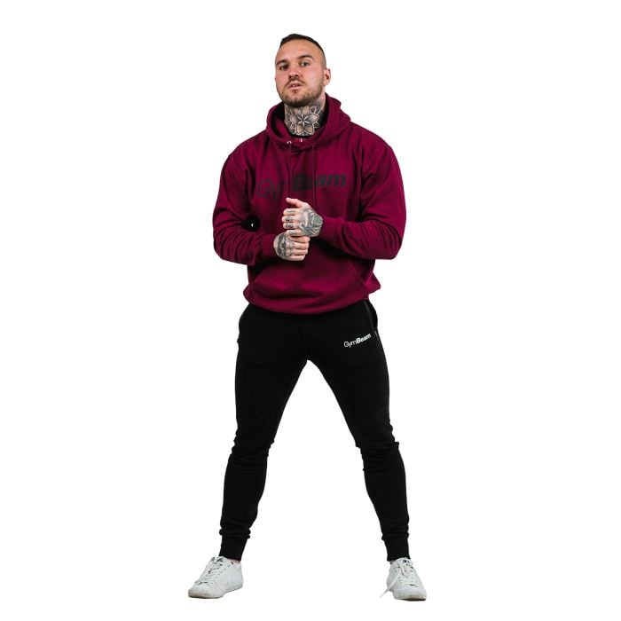 PRO Hoodie Burgundy - GymBeam XL