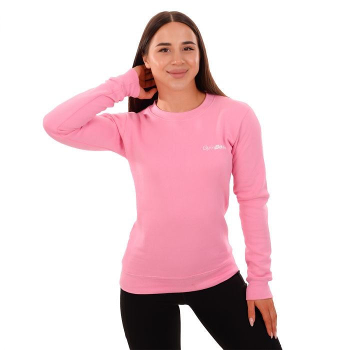 Ženska dukserica Basic Baby Pink - Gymbeam XXL
