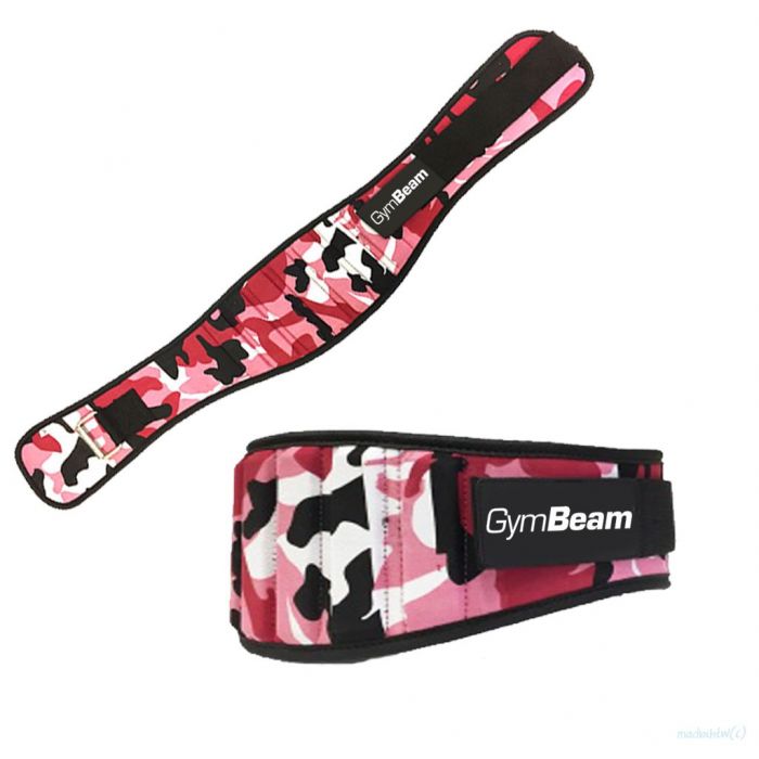 Lady´s fitness belt Pink Camo - GymBeam