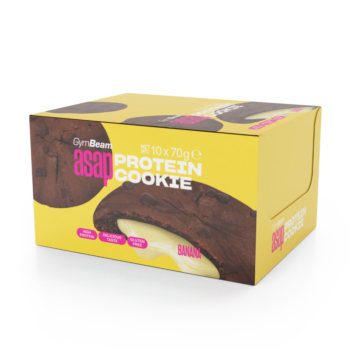 ASAP Protein Cookie - GymBeam 70 g - triple chocolate