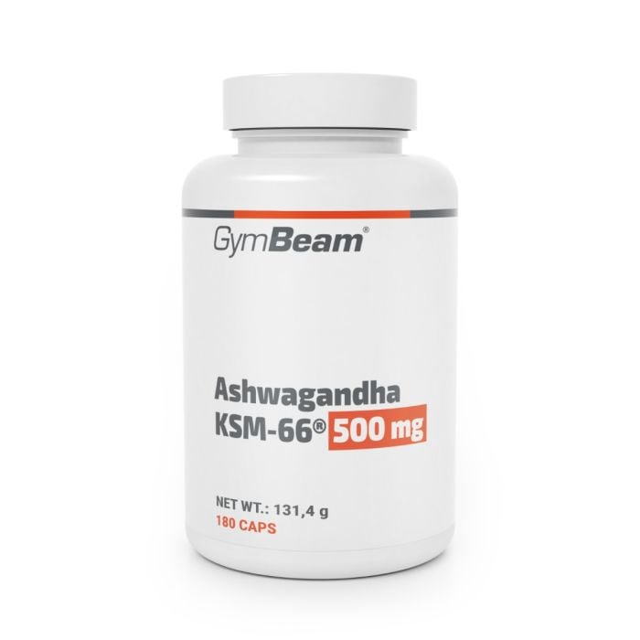 Ashwagandha KSM-66® 500mg - GymBeam 180 caps