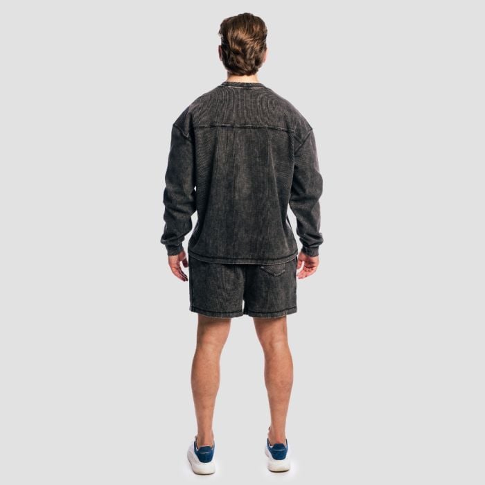 Aura Jumper Washed Black - GymBeam L