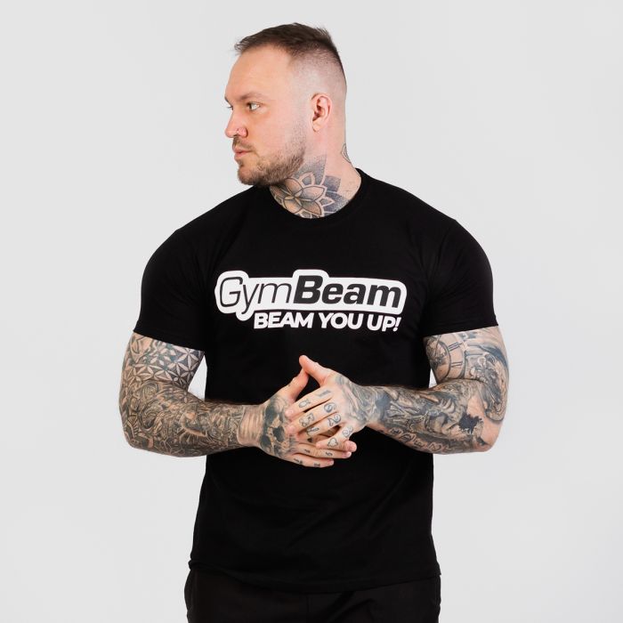 Beam T-shirt Black - GymBeam