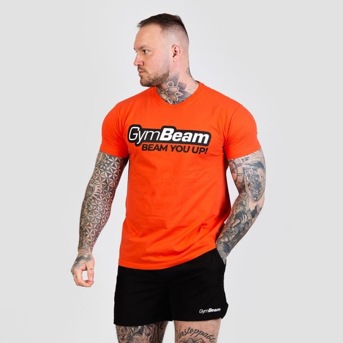 Beam T-Shirt Orange - GymBeam XXL
