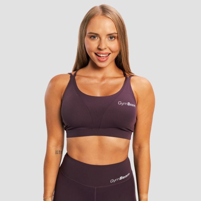 BEAT Sports Bra Berrywood - GymBeam S