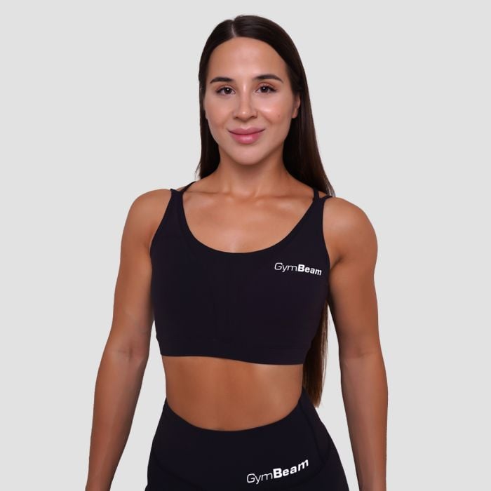 BEAT Sports Bra Black - GymBeam M