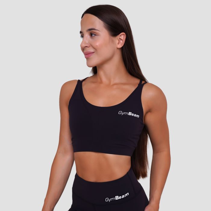 BEAT Sports Bra Black - GymBeam M