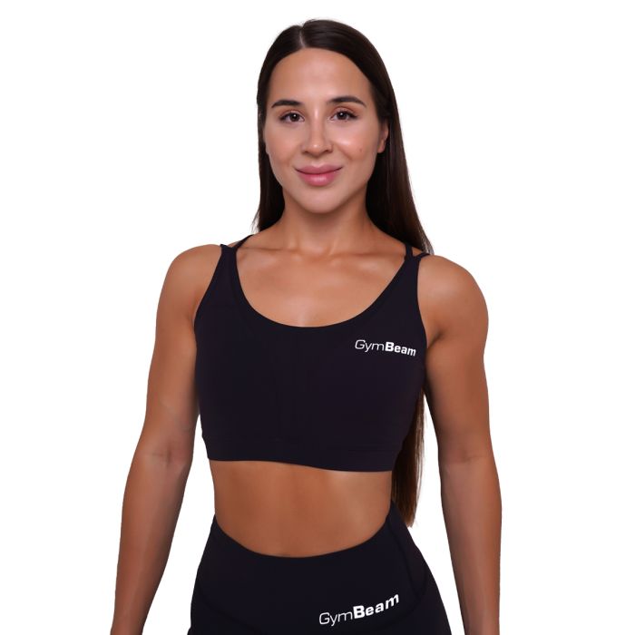 BEAT Sports Bra Black - GymBeam M