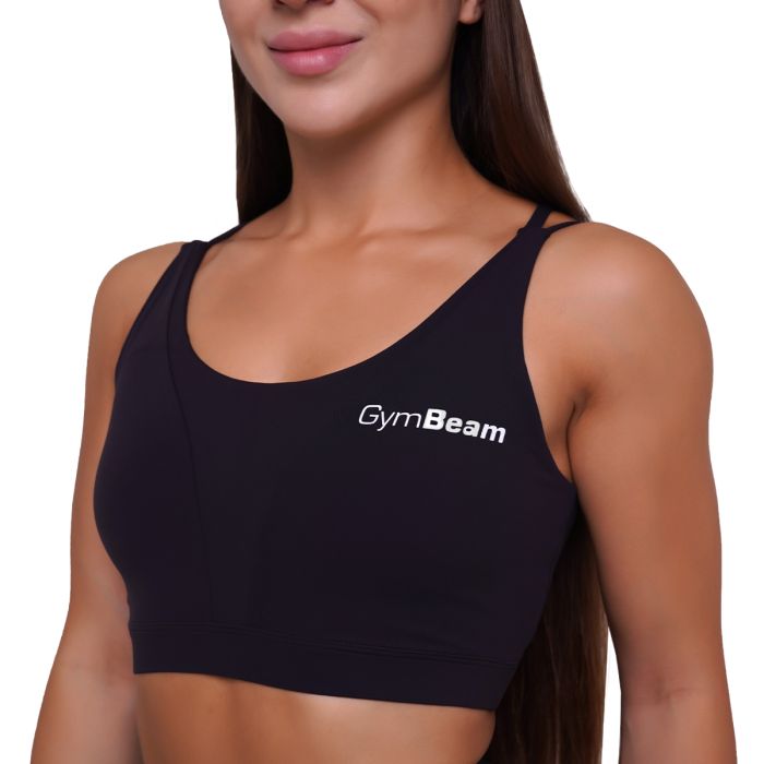 BEAT Sports Bra Black - GymBeam M