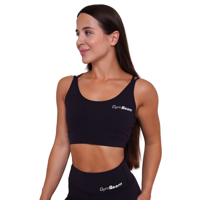BEAT Sports Bra Black - GymBeam M
