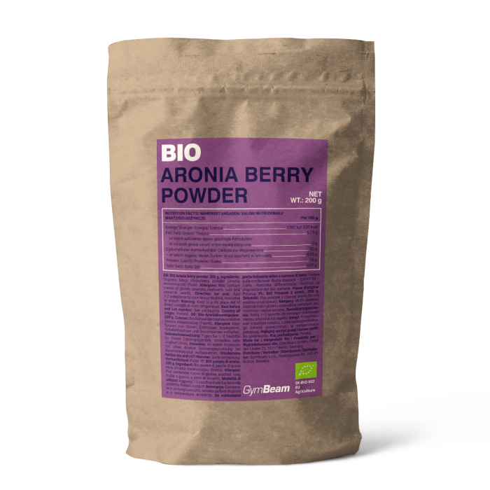 BIO Aronia Berry Powder - GymBeam 200 g