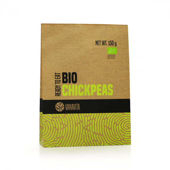 BIO Chickpeas - Ready to eat - VanaVita 150 g