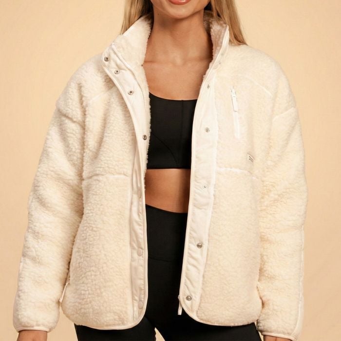 Women‘s Bliss Jacket Ivory - BeastPink S