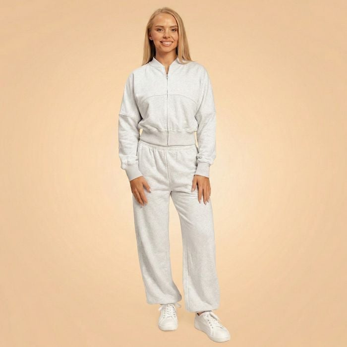 Women‘s Bliss Zip-Up Sweatshirt Grey - BeastPink XL