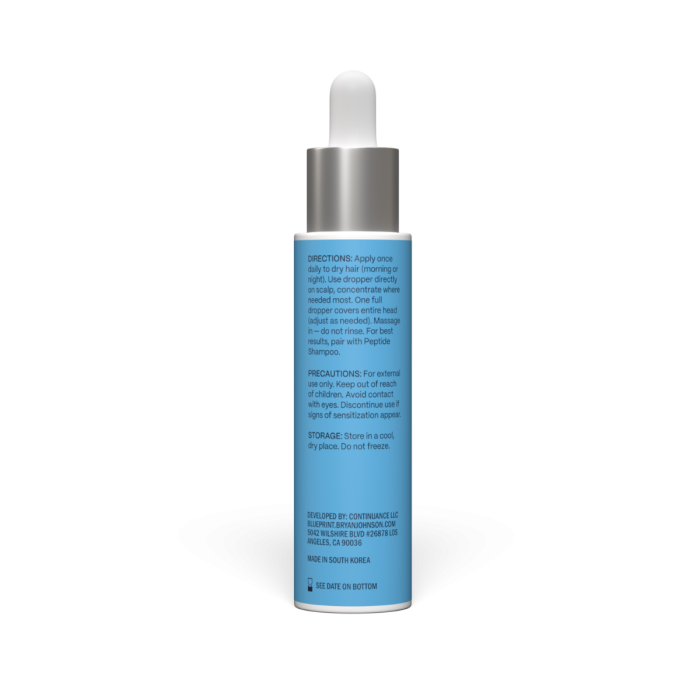 Peptide Hair Serum 50 ml - Blueprint by Bryan Johnson single_variant