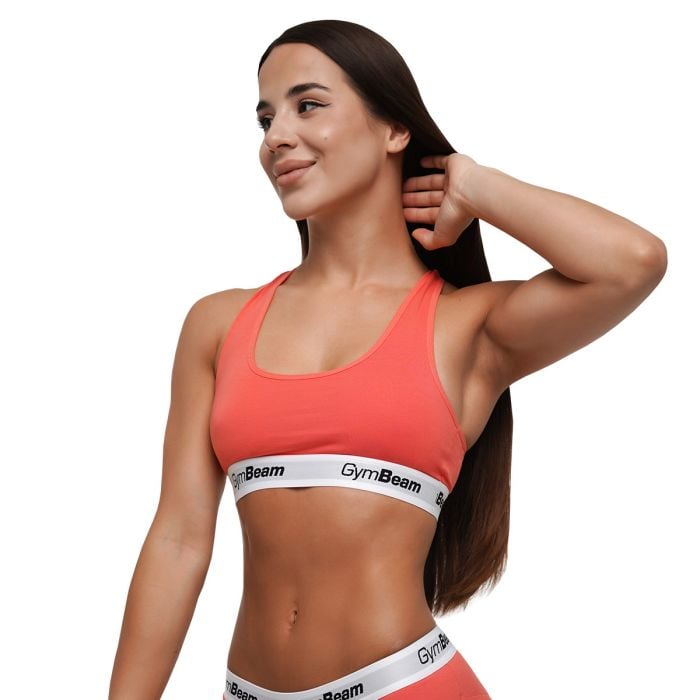 Bralette Strawberry Red - GymBeam XXL