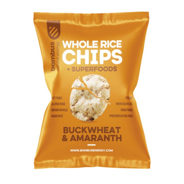 Buckwheat and Amaranth Rice Chips - Bombus