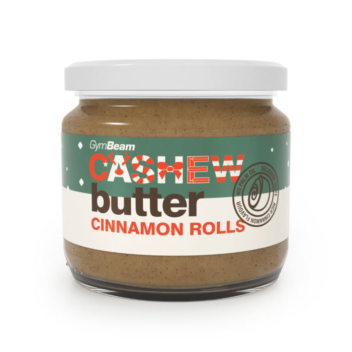 Cashew butter - Cinnamon rolls - GymBeam